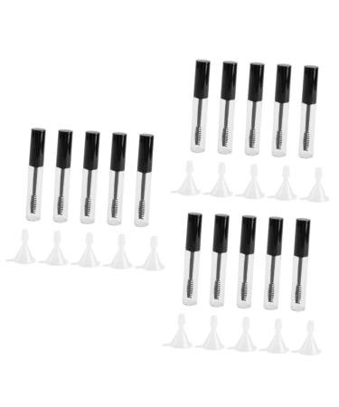 Healeved 15 Pcs Eyelash Cream Bottle Empty Lash Tube Empty Mascara Tube Empty Eyelash Tube Mascara Bottle 1 g (Pack of 1) As Shownx3pcs