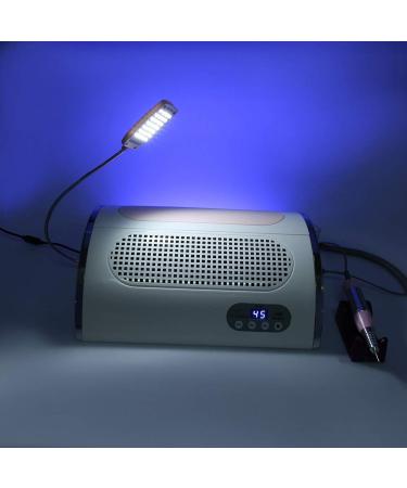 Salmue 3 in 1 Nail Dryer Vacuum Cleaner & Manicure Tool Set - UV Lamp, Dust Extraction, LED Light - Ideal for Gel Nails - Buy Online on GoSupps.com