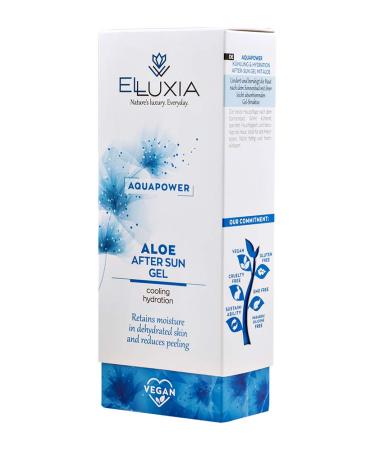 ELLUXIA Natural Cooling Moisturizer | Aloe After-Sun Gel with Aloe Vera Vitamin E & Panthenol | Soothes & Hydrates Skin | Shop Internationally - Buy Online on GoSupps.com