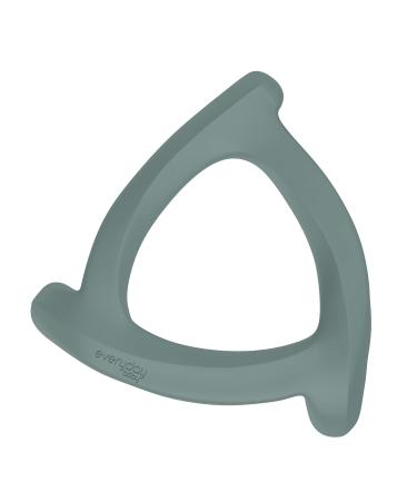 Everydaybaby Silicone Teething Ring Twin Pack | Calm Grey & Harmony Green | Safe & Durable for Infants - Buy Online on GoSupps.com