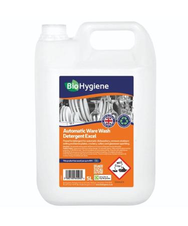 BioHygiene Automatic Ware Wash Detergent Excel 5L (2 x 5 Litre)