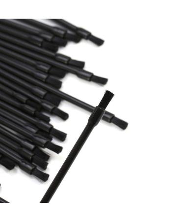 50 Pcs Disposable Lip Makeup Brush Set - Plastic Lip Applicators for Lipstick & Glossy Rods - Black Cosmetic Tool (8.2 cm) - Buy Online on GoSupps.com