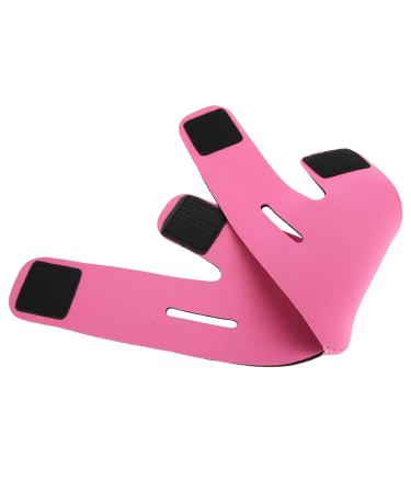 Face Slimming Belt for Women - Double Chin Remover & Jawline Trainer - Pink Bandage Belt Mask - Buy Online on GoSupps.com