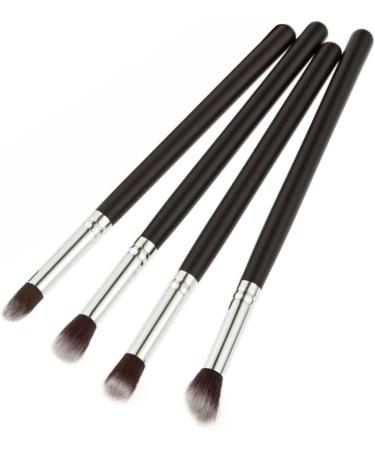 BIUDECO 4pcs Set Eye Make-up Brush Kit Makeup Caboodle Lip Scruber Eye Shadow Brushes Makeup Tool Black - Buy Online on GoSupps.com