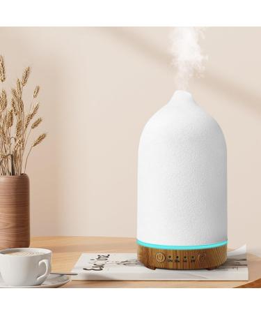 EBKCQ 100ml Ultrasonic Aroma Diffuser - BPA-Free Essential Oil Humidifier & Fragrance Lamp for Bedroom Office & Spa (White) - Buy Online on GoSupps.com