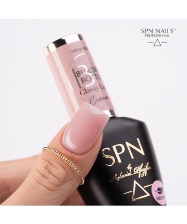 SPN Nails Professional Classy Lady Builder Bottle Cream Gel Nail Polish 10ml- Builder Gels for Nails Extension - classic "cover" shade - Salon-Lasting Manicure LED/UV Lamp Curable - Buy Online on GoSupps.com