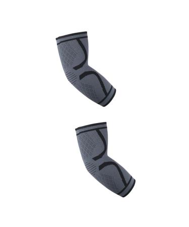 Healeved 2 Pairs Wristband Elbow Guard Elbow Support Elbow Protective Sleeve Protective Elbow Sleeve Sports Elbow Protector Elbow Protection Brace Yoga Elbow Brace Sports Elbow Sleeve