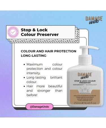 Stop & Lock Colour Preserver 1000 ml - Best International Shipping for Vibrant Hair Color Care - Buy Online on GoSupps.com