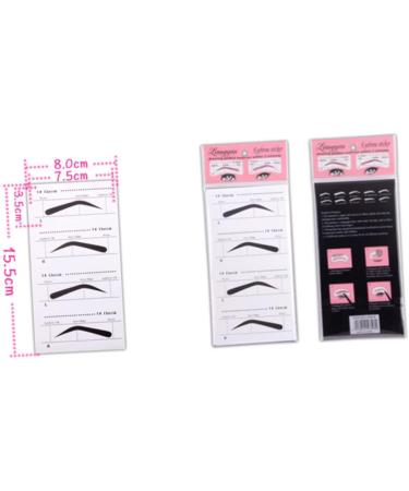  MERRYHAPY MERRYHAPY 10pcs Eyebrow Shaping Stencils Eyebrow Stencils On Eyebrow Template Eyebrow Card Eyebrow Stencils Eyebrow Shape Eyebrow Stencils - Buy Online on GoSupps.com