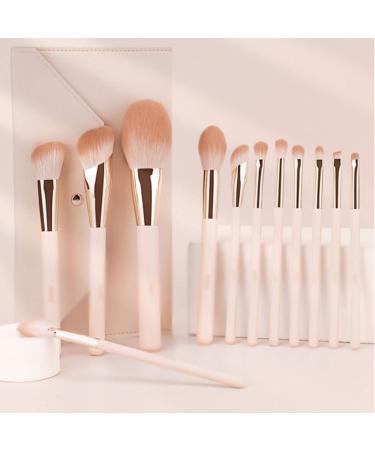 12-Piece Powder Makeup Brush Set | Concealer Foundation & Eye Shadow Brushes - Perfect for Flawless Beauty - Buy Online on GoSupps.com