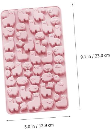 Milisten 2pcs Chocolate Silicone Mold Jelly Chocolate Candy Molds Animal Soap Molds 3D Resin Molds Alpaca Candle Molds Cake Baking Pan Alpaca-Shape Mold Chocolate Mold Silica Gel Lollipop 23.2X12.9X1.1CM Random Color - Buy Online on GoSupps.com