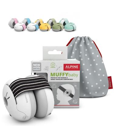 Alpine Muffy Baby Ear Protection for Babies and Toddlers up to 36 Months  Noise Reduction Earmuffs for Toddlers & Children  Comfortable Infant Ear Muffs Prevent Hearing Damage & Improve Sleep, Black