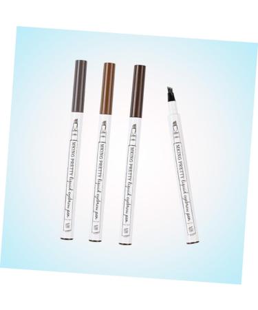 FRCOLOR 4pcs Waterproof Brow Pencil Waterproof Eyebrow Pen Eyebrow Pencil for Women Tool No Smudge Miss 1 count (Pack of 1) As Shown - Buy Online on GoSupps.com