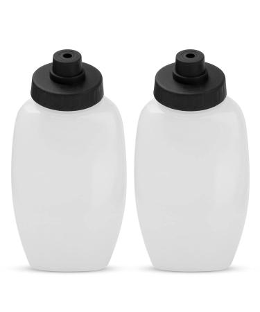 Fitletic |Replacement drinking bottle |2 Set |250ml |Small water bottle |Drinking bottle girdle |Drinking bottle replacement |Water bottle small |Simple Bottle black / 250 ml 250 ml