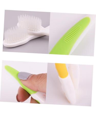 Clispeed Kids Toothbrush Set - 4 Soft Bristle Toothbrushes & Tongue Cleaner for Children & Babies | Oral Care Tools with Silver Ion for Pregnant Women - International Shipping Available - Buy Online on GoSupps.com