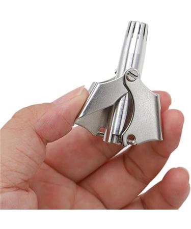 Buy Waterproof Stainless Steel Manual Nose Hair Trimmer For Men & Women Includes Cleaning Brush Perfect for Nose Ear Moustache & Whiskers - Buy Online on GoSupps.com