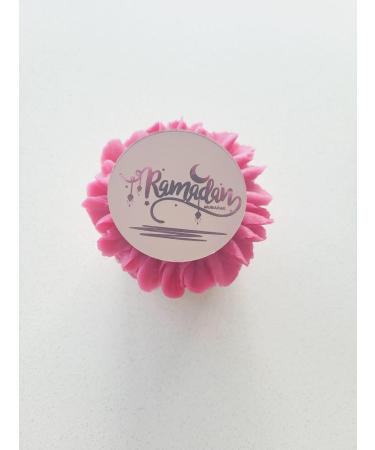 6 Pcs Ramadan Mubarak Cupcake Disc Toppers Ramadan Kareem Cupcake Disc Toppers Ramadan Cupcake Disc Toppers Ramadan Cake Toppers Gift Tags Charms Cake Decorations. (Rose Gold)