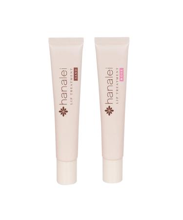 Hanalei Lip Treatment Bundle (Rose and Sand) | Made with Kukui Oil Shea Butter Agave and Grapeseed Oil Soothe Dry Lips (Cruelty free Paraben free) - Buy Online on GoSupps.com