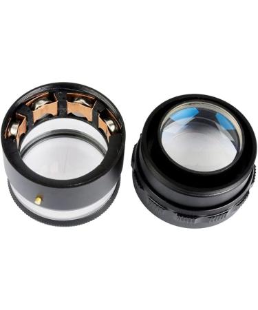 Magnifier 10x Illuminated Adjustable Cylindrical Measuring Magnifier with Multi-Scale Accurate Calibration - Buy Online on GoSupps.com