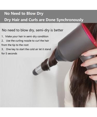 Updated Anti-Falling Hair Curler - Compatible with HD01 HD02 HD03 HD04 HD07 HD08 | Perfect for Hair Dryers | International Shipping Available - Buy Online on GoSupps.com