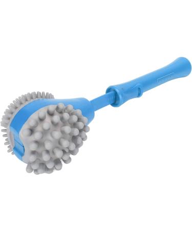 Portable Silicone Massage Hammer - 2 Soft Heads Manual Back Massager for Pain Relief (Blue) - Buy Online on GoSupps.com
