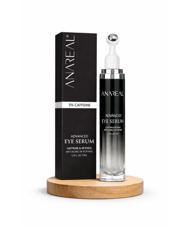 ANAREAL Eye Bags Treatment for Men: Eye Cream for Dark Circles 0.48 Fl Oz