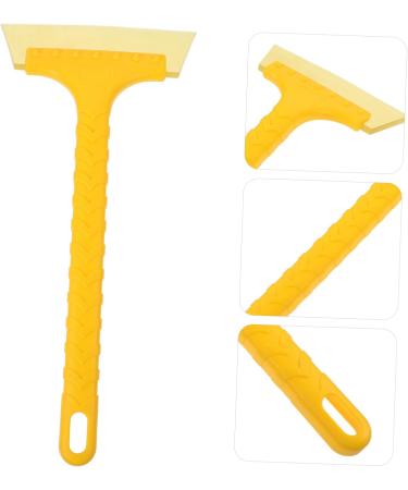 FOMIYES Beef Tendon Scraping scraper Ice Scraper deicer snow Snow for Car car deicer snow plow short handle 34.00X16.00X1.50CM Yellow - Buy Online on GoSupps.com