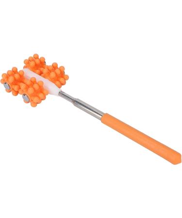 Verdant Touch Back Scooter Massage Device | Teleskoproller for Muscle Soreness & Pain Relief Ideal for Men & Women (Orange) - Buy Online on GoSupps.com