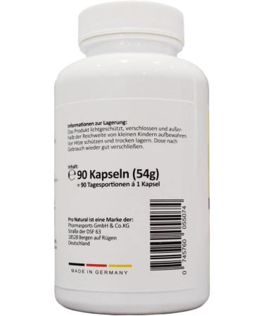  Pro Natural Berberine 520 mg I 90 Highly Dosed Capsules I 100% Vegan I Premium Quality - Buy Online on GoSupps.com