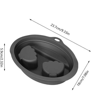 Bassin de Trempage pour Ongles | Bassin de Manucure pour Salon Bol de Manucure en Silicone R sistant 120 C pour Utilisation Domicile et en Institut Gris - Buy Online on GoSupps.com