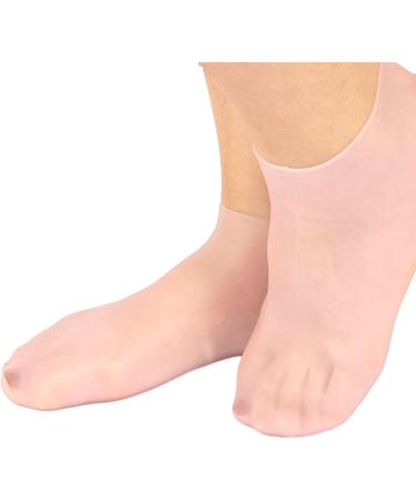Moisturizing Silicone Socks for Women - Slip-Resistant Foot Care & Winter Spa Gel Socks for Cracked Feet | Enhanced Comfort & Hydration | 1 Pair - Buy Online on GoSupps.com