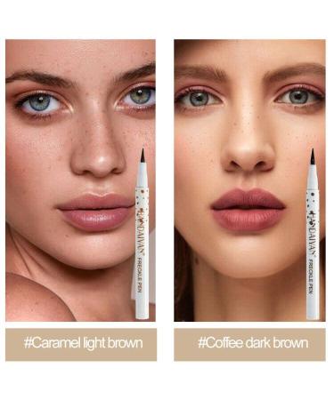Buy Waterproof Freckle Pen - Natural Lifelike Faux Freckles Makeup in Light & Dark Brown | International Shipping - Buy Online on GoSupps.com
