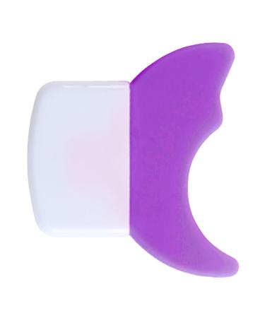 Bouclier Anti-Taches de Mascara Divers Angles Surfaces Lissantes D flecteur d'applicateur de Cils Emp che les Taches pour Toutes les Formes de Visage (Violet)