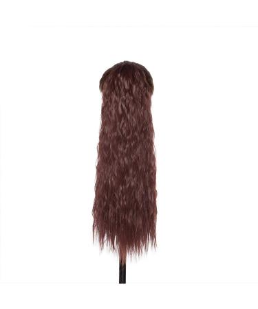 SEGO Reddish Brown Hairpiece Bun Extensions - Wavy Ponytail Hair Tie & Updo Braid - Buy Online on GoSupps.com