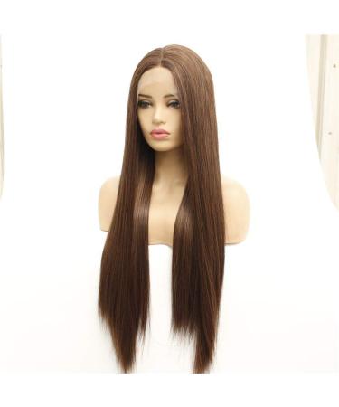 Shop Women's Long Straight Lace Front Chemical Fiber Wig - Stylish & Comfortable Headgear - Buy Online on GoSupps.com