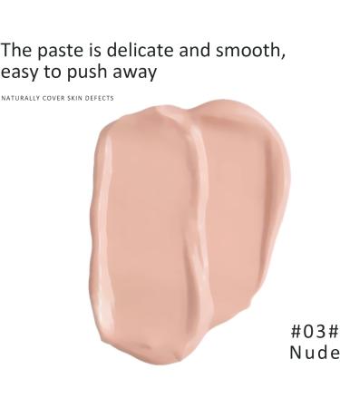 Ownest Mushroom Head Air Cushion BB Cream Concealer - Lasting Nude Makeup for Even Skin Tone & Moisturizing Brightening Pigment - CC Liquid Foundation Makeup Base - (#03Nude) - Buy Online on GoSupps.com