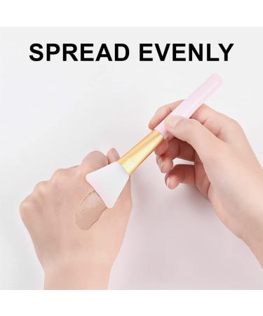 Buy Menyiyds Silicone Face Mask Brushes - DIY Beauty Tool Set for Skin Care (Red & Blue) - Buy Online on GoSupps.com