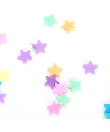 30g Star Polymer Slices Soft Clay Slices Resin Slices Nail Art Slices Supplies Star Clay Slice Colorful Art Crafts for HandMade Nail Decorations - Buy Online on GoSupps.com