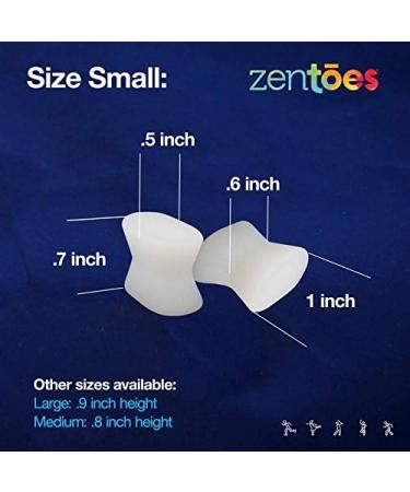 ZenToes Gel Toe Separators - Bunion and Corn Relief Pads (Small) 6 Pack - Buy Online on GoSupps.com