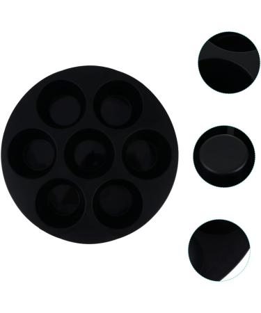 OUNONA 6 Pcs Silicone Cake Cup Silicone Cupcake Pan Air Fryer Cupcake Mold Popsicle Mould Nonstick Cupcake Pan Cakes Silicone Mold Silicone Cupcake Mold Dessert Cups Muffin Electric Fryer 21X21X4.5CMx3pcs Blackx3pcs - Buy Online on GoSupps.com