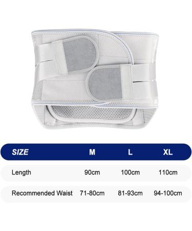 ZWEBY Adjustable Lower Back Support Belt | Breathable Lumbar Support for Men & Women | Ideal for Work Office & Sports | Black (L) - Buy Online on GoSupps.com