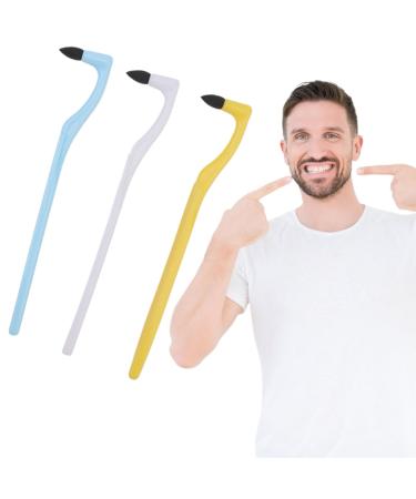 Fluhaw 3 pieces of tartar remover tooth cleaner professional tooth cleaning and lightening agent brush care tools for removing discoloration