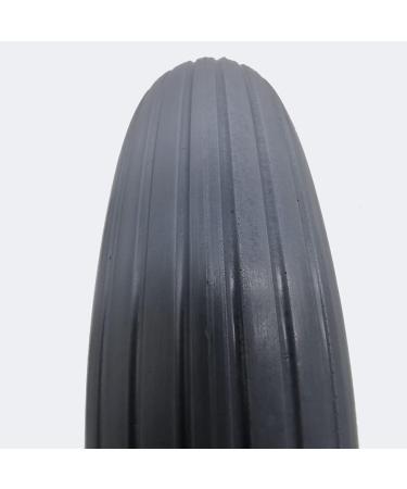 2 Pieces Anti-Slip Manual Rubber Wheels 10inch Silence Non-Inflatable Wheelchair Front Wheels with 12mm Bearing for Wheelchairs Rollators Walkers - Buy Online on GoSupps.com