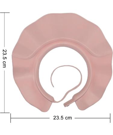 Adjustable Silicone Baby Shower Cap for Infants & Kids - Pink (6 Months-12 Years) - Buy Online on GoSupps.com