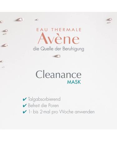 Buy AVENE Cleanance Peeling Mask 50 ml - Natural Cellulose Exfoliating Mask for Clear Skin | International Shipping - Buy Online on GoSupps.com