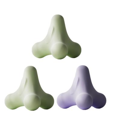 Voncyki lactic acid training relaxation yoga meridian fitness ball psoas muscle relief thoracic spine back back neck scapula foot tensioning device (C)