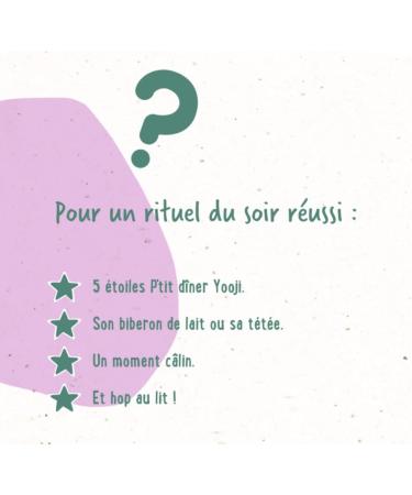 Yooji - Small dinner from 8 months - 36 organic evening meals with vegetables and cereals puree with small star-shaped pieces for baby - Buy Online on GoSupps.com
