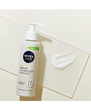 NIVEA MEN Sensitive Pro Minimalist Liquid Shave 200ml - Gentle Shaving Foam for Comfortable Skin - Buy Online on GoSupps.com