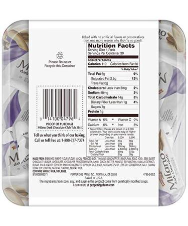 Pepperidge Farm Dark Chocolate Milano Cookies 22.5 oz - 30-count x 2 Packs - Buy Online on GoSupps.com