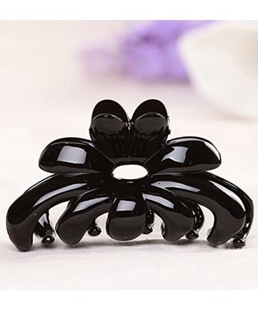 Prettyou 2.7 Middle Size Plastic Resin Hair Claw Clip for Women - Pack of 4 - Buy Online on GoSupps.com